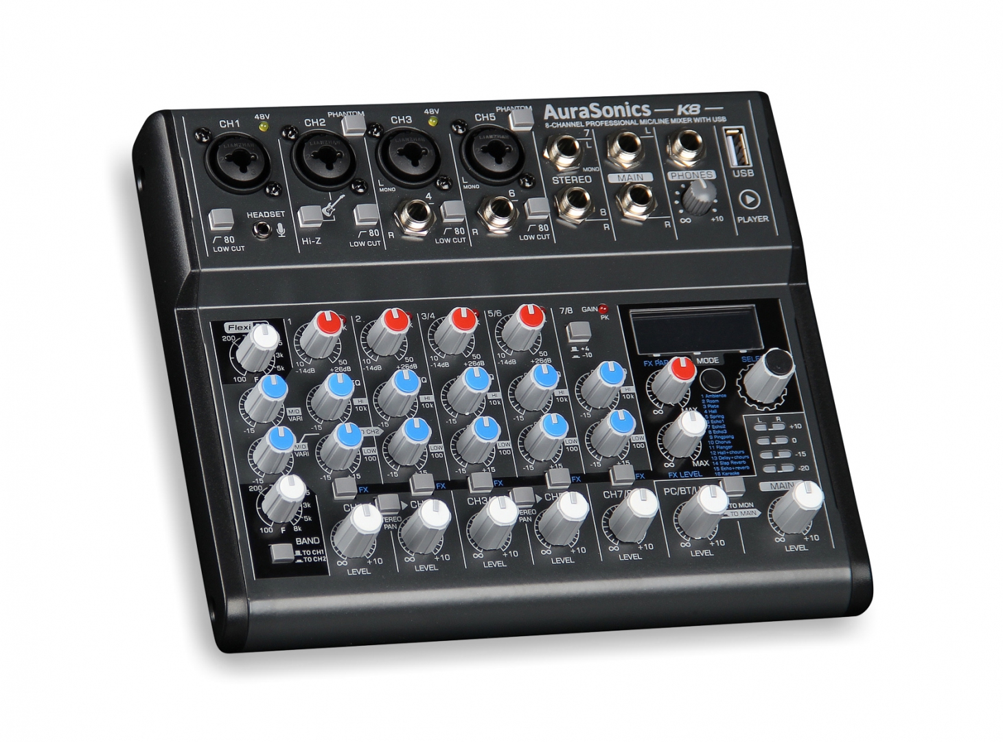AuraSonics K8 компактный микшерный пульт в Ямало-Ненецком АО