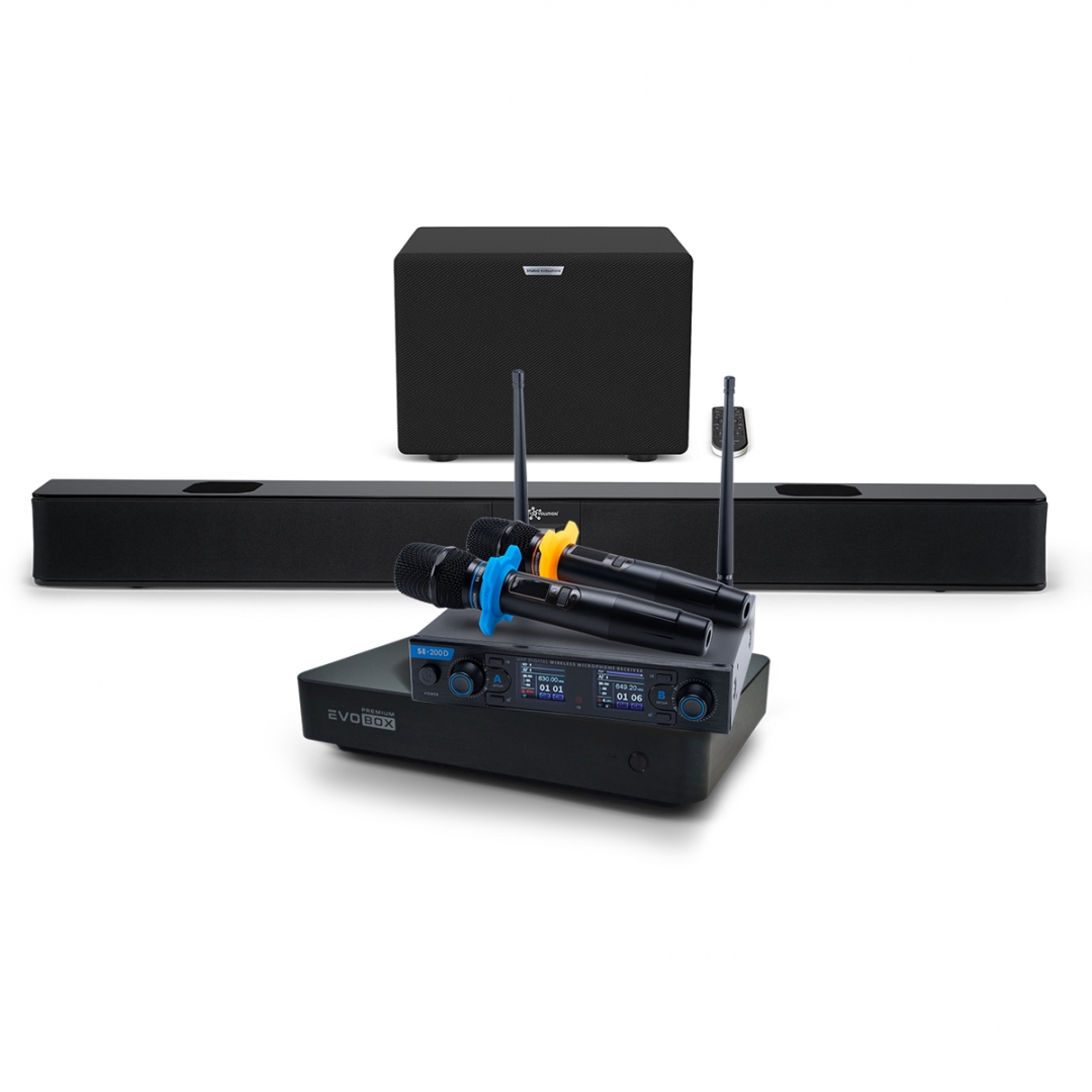 Hi-End караоке-система EVOBOX Premium + EvoSoundBar (саундбар с караоке) в Ямало-Ненецком АО