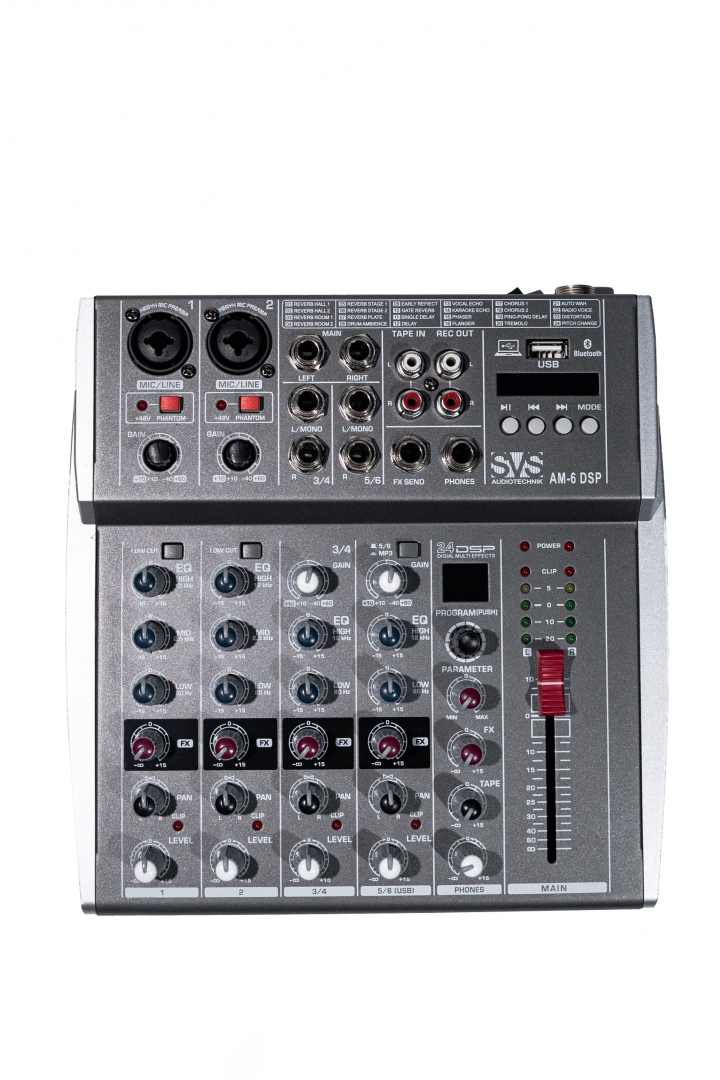 SVS Audiotechnik mixers AM-6 DSP Микшерный пульт аналоговый, 6-канальный SVS Audiotechnik mixers в Ямало-Ненецком АО